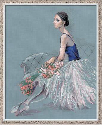 УЦЕНКА!!! Набор для вышивания 100/054 «Балерина» от магазина Маленькая-иголка