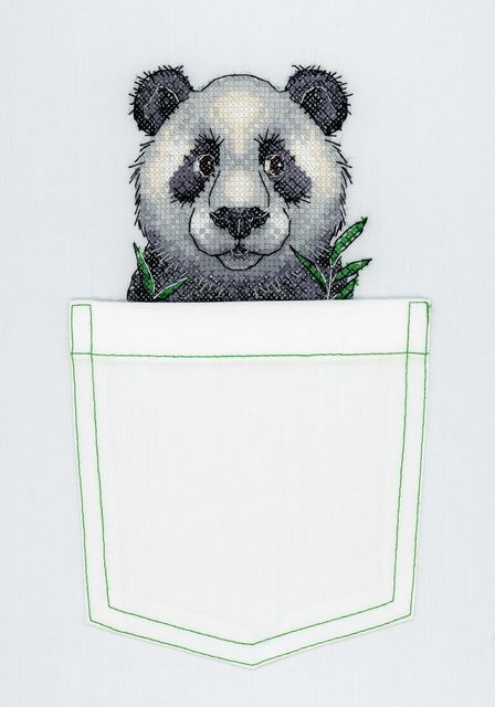 Набор для вышивания В-241 «Веселая панда» от магазина Маленькая-иголка