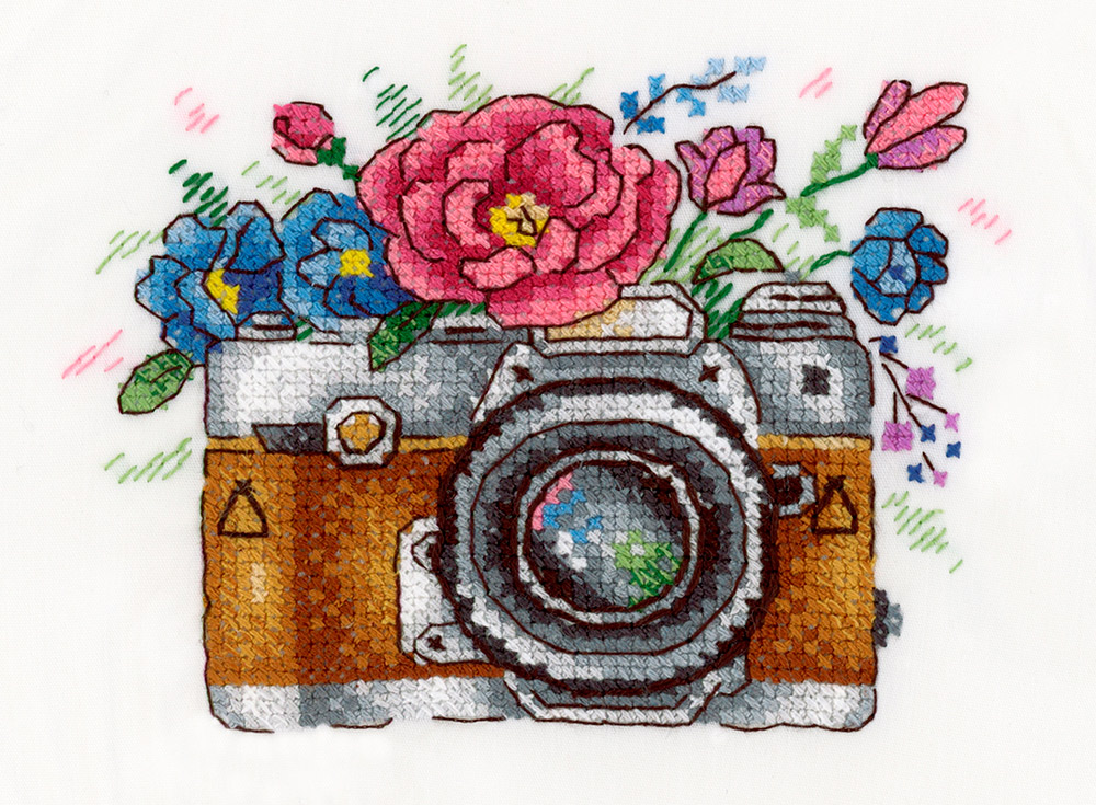 Набор для вышивания В-255 «Цветочный кадр» от магазина Маленькая-иголка