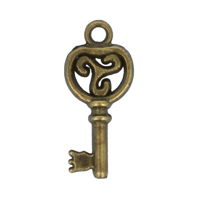 Подвеска/шармик Zlatka MFP-10 «Ключ» под античную т.бронзу от магазина Маленькая-иголка