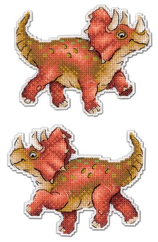 Набор для вышивания Р-269 «Динозавры. Трицератопс» от магазина Маленькая-иголка