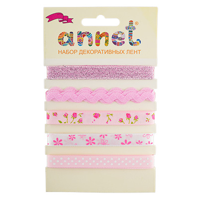 "Annet" Набор лент VZS 008 розовый