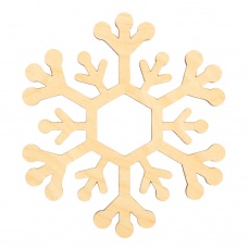 Форма для декора DZ90005 "Снежинка" от магазина Маленькая-иголка