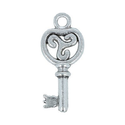 Подвеска/шармик Zlatka MFP-10 «Ключ» под античное серебро от магазина Маленькая-иголка