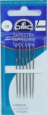 Иглы гобеленовые №18 DMC Tapestry 1767/4 магазин Маленькая-иголка